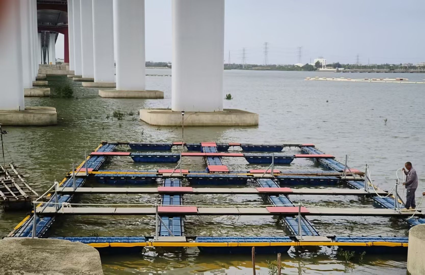 Corrosion-resistant panel application in a marine and water environment